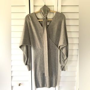 GREY SWEATER DRESS